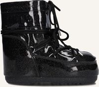 Zwarte MOON BOOT  ICON LOW GLITTER - medium
