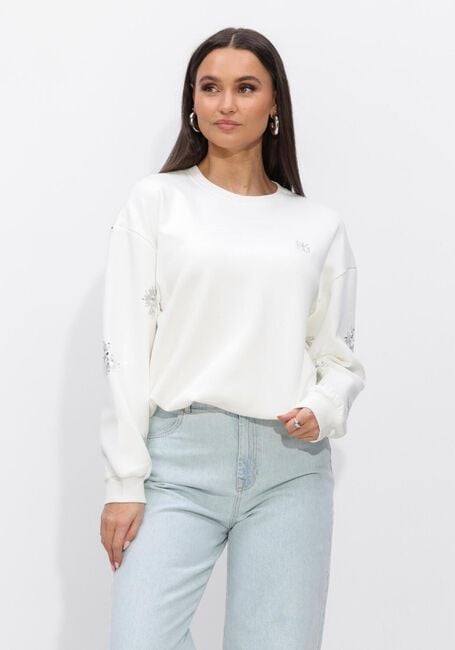 Gebroken wit NUKUS Trui SUZANNE PULLOVER PAILLET - large