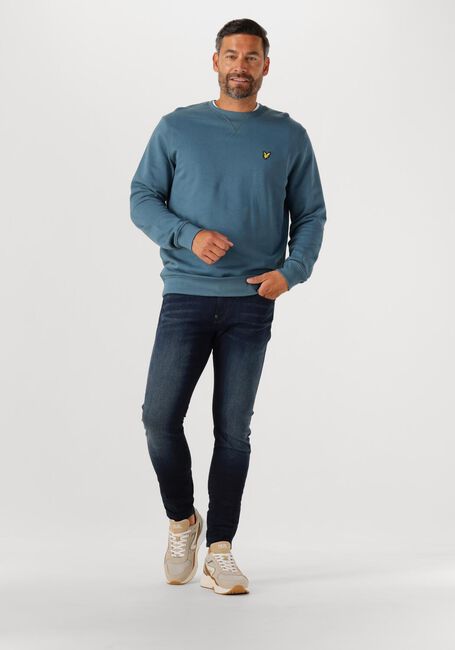 Blauwe LYLE & SCOTT Trui CREW NECK SWEATSHIRT - large