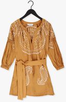 GREEK ARCHAIC KORI Mini robe SHORT DRESS PAISLEY en jaune