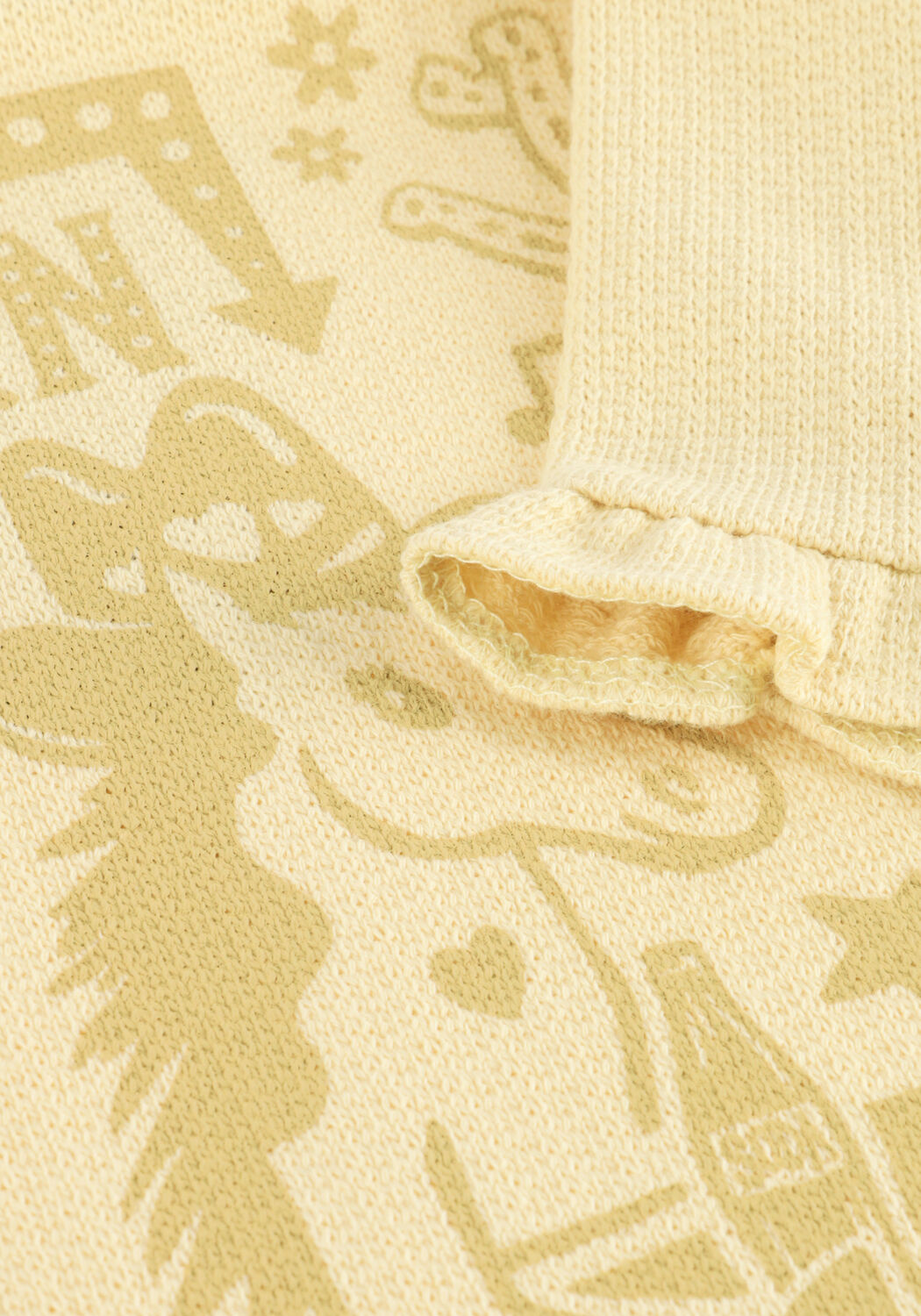 Gele DAILY7 T-shirt T-SHIRT RUFFLE BACKPRINT - large