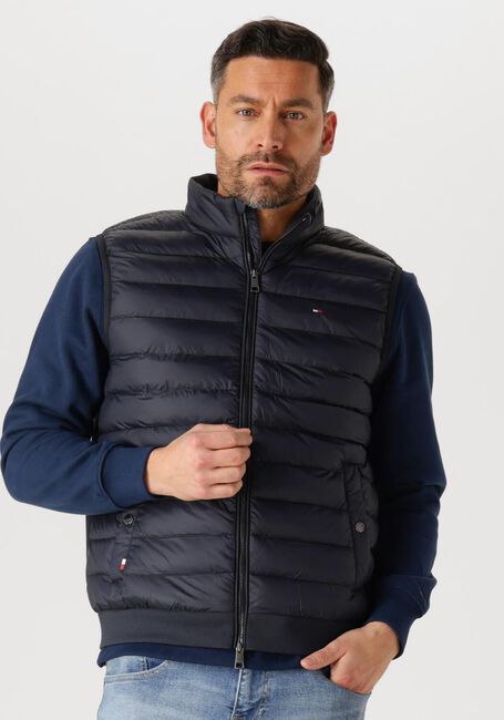 TOMMY HILFIGER Veste sans manches MIX MEDIA VEST en bleu - large