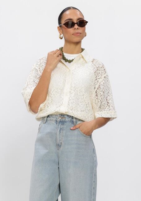 GRACE & MILA Haut SS2617101 Cr&egrave;me - large