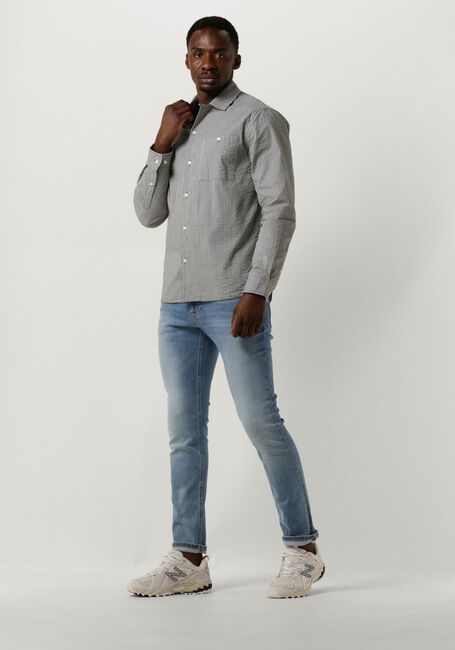 Olijf ANERKJENDT Casual overhemd AKKURT L/S STRIPE SHIRT - large