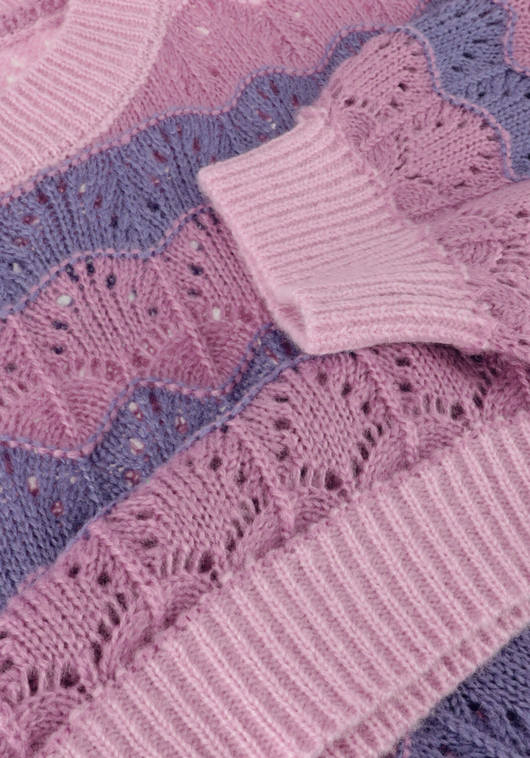 YDENCE Haut KNITTED TOP SELAH en violet - large