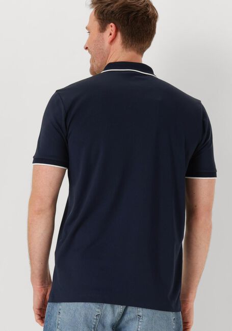 Donkerblauwe SELECTED HOMME Polo SLHFAVE SPORT ZIP SS POLO NOOS - large