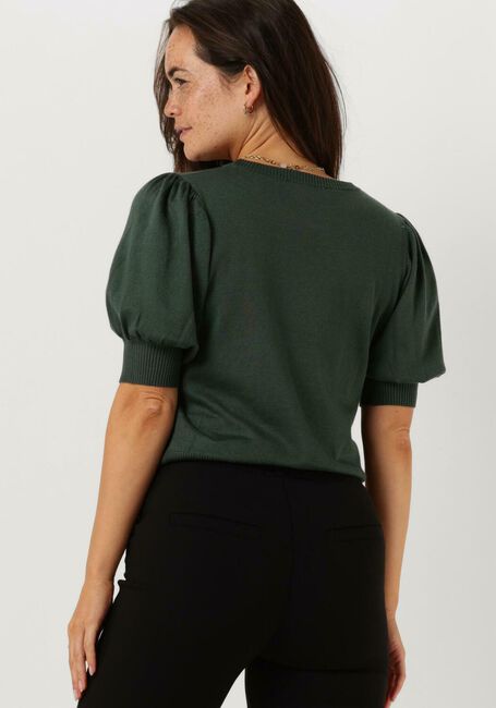 Groene MINUS T-shirt LIVA KNIT TEE - large