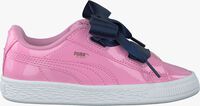 Roze PUMA Lage sneakers BASKET HEART PATENT KIDS - medium
