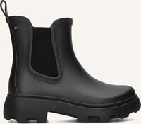 Zwarte TOMMY HILFIGER  RUBBER FLAG CLEATED RAINBOOT Zwarte TOMMY HILFIGER  RUBBER FLAG CLEATED RAINBOOT - medium