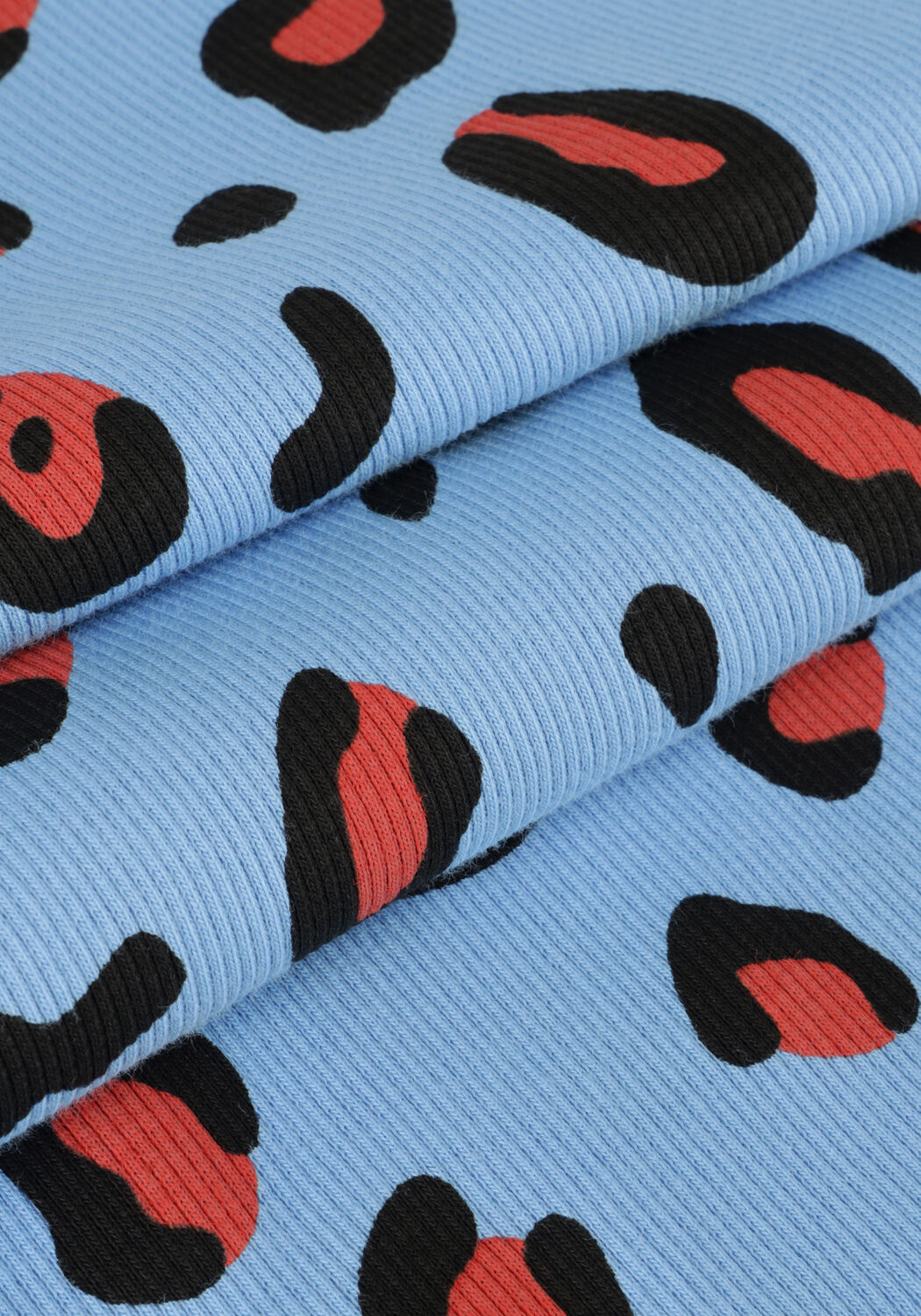 CARLIJNQ T-shirt LEOPARD - T-SHIRT OVERSIZED en bleu - large