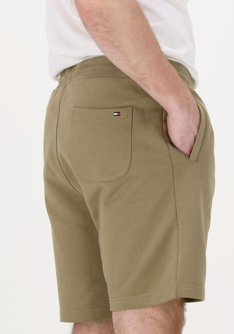 Khaki TOMMY HILFIGER Korte broek SQUARE LOGO SWEATSHORT - large