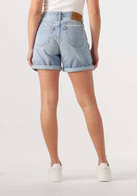 CALVIN KLEIN Pantalon courts MOM SHORT Bleu clair - large