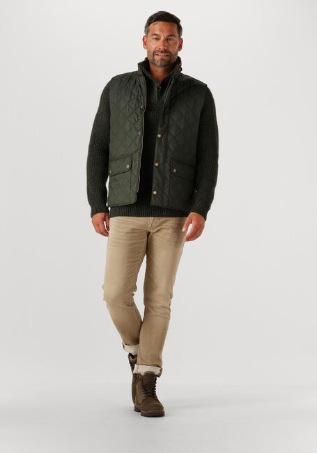BARBOUR Veste sans manches NEW LOWERDALE QUILTED GILET Vert foncé - large