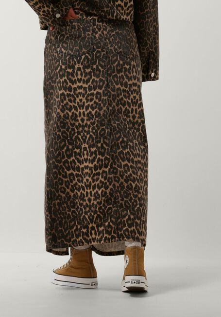 NEO NOIR Jupe maxi FRANKIE LEOPARD SKIRT en marron - large