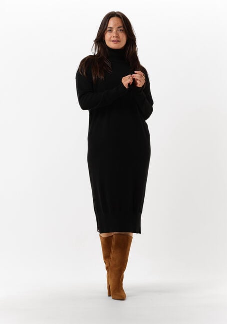 Zwarte NOT SHY Midi jurk TEBA - large