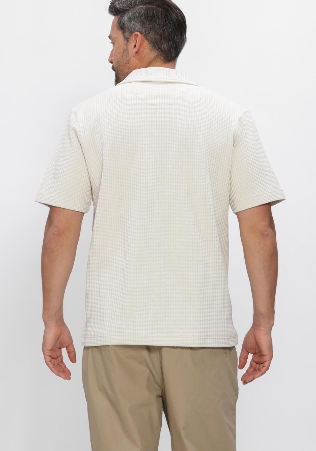 Beige DSTREZZED Casual overhemd SHERILL SHORTSLEEVE - large