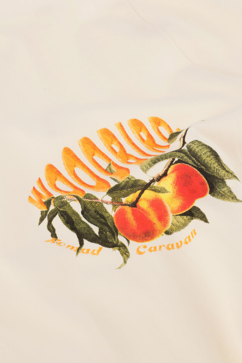 WOODBIRD T-shirt RICS PEACH TEE Blanc - large
