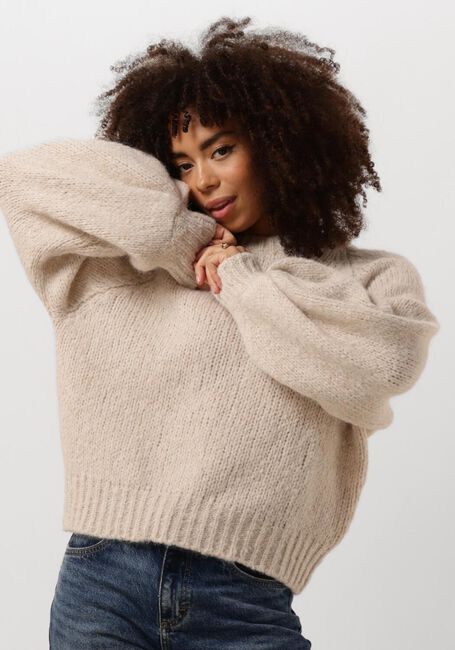 BY-BAR Pull LUCIA PULLOVER en beige - large