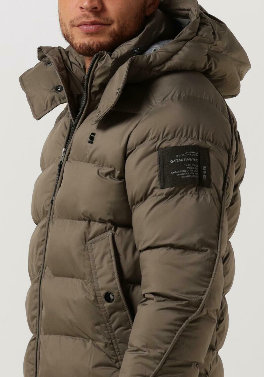 g star raw veste matelass g whistler pdd hdd jkt en marron