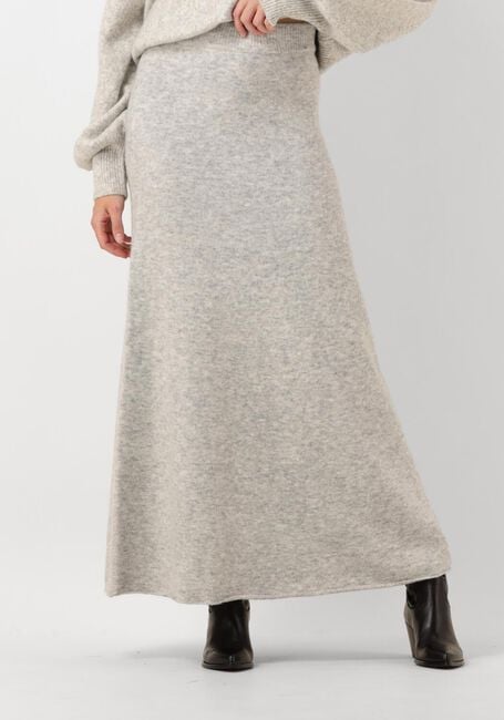 AIMEE THE LABEL Jupe maxi CARLAA Gris clair - large