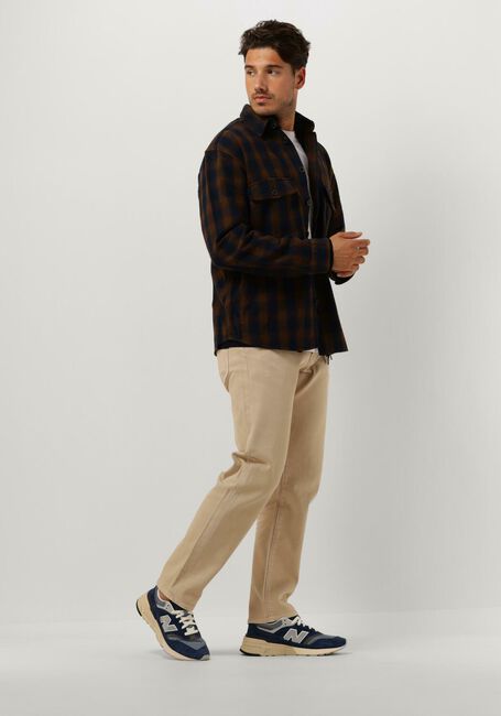 SELECTED MEN Surchemise SLHLOOSEMASON-FLANNEL OVERSHIRT W NOOS en marron - large