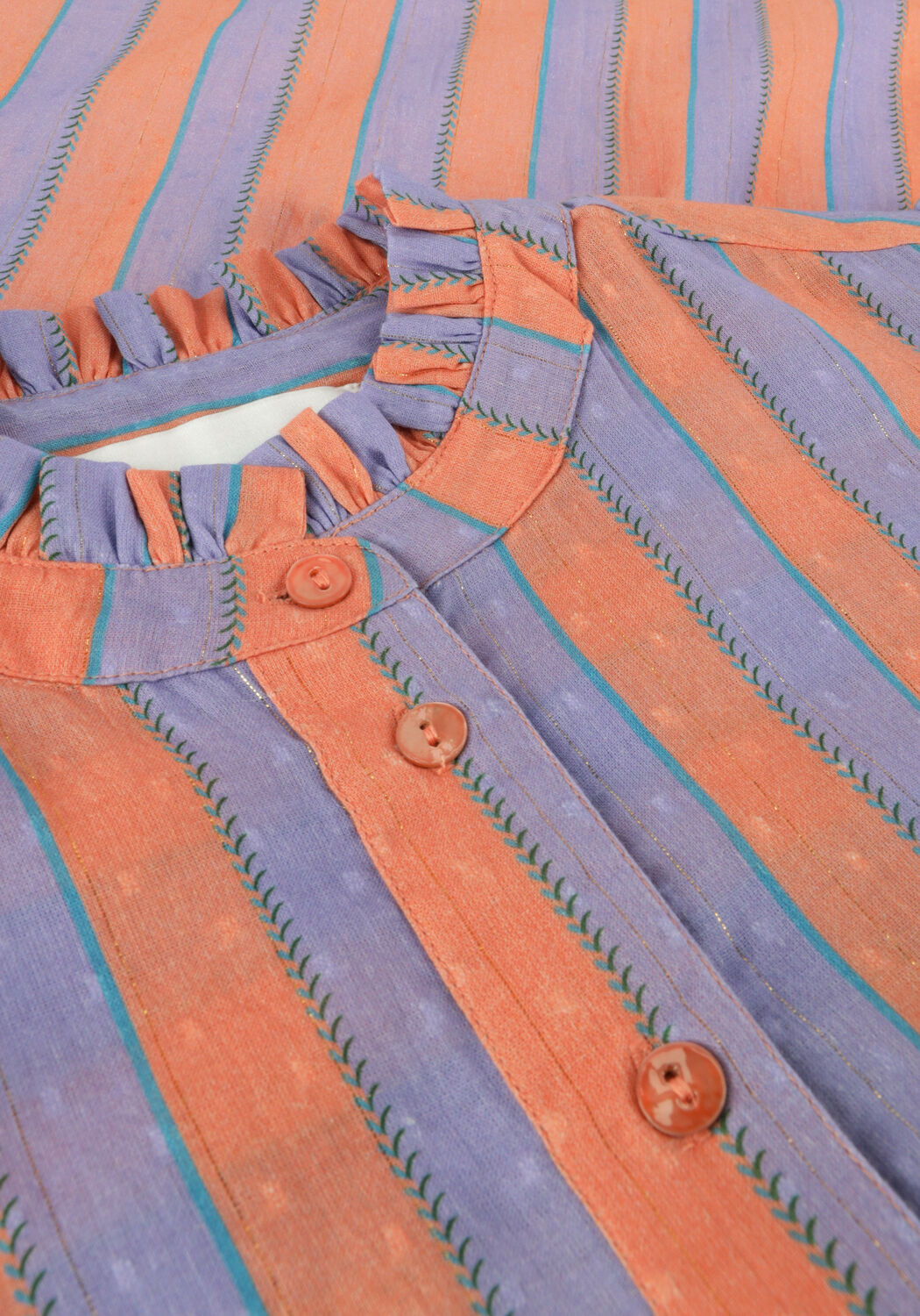 Blauwe POM AMSTERDAM  BLOUSE MIA 7233 - large