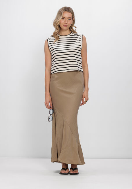 ROUGE EDIT ROUETIENNE HW MAXI SKIRT Jupes Ocre - large