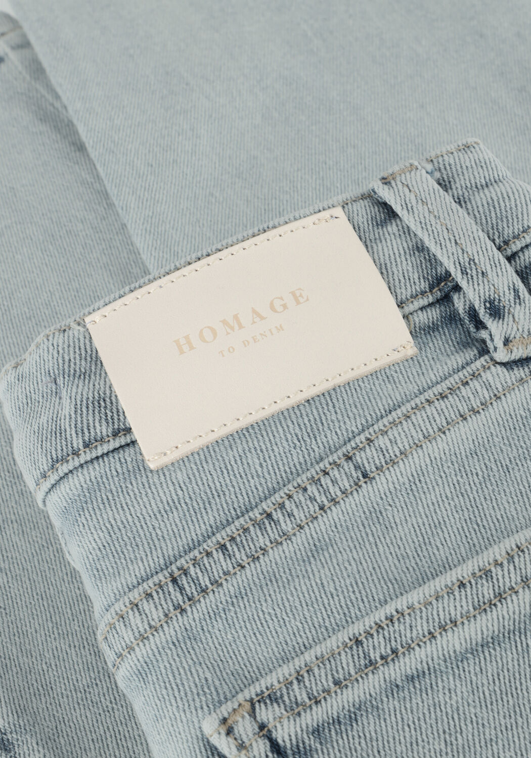 HOMAGE Straight leg jeans SCOTTI RELAXED STRAIGHT JEANS Bleu clair - large