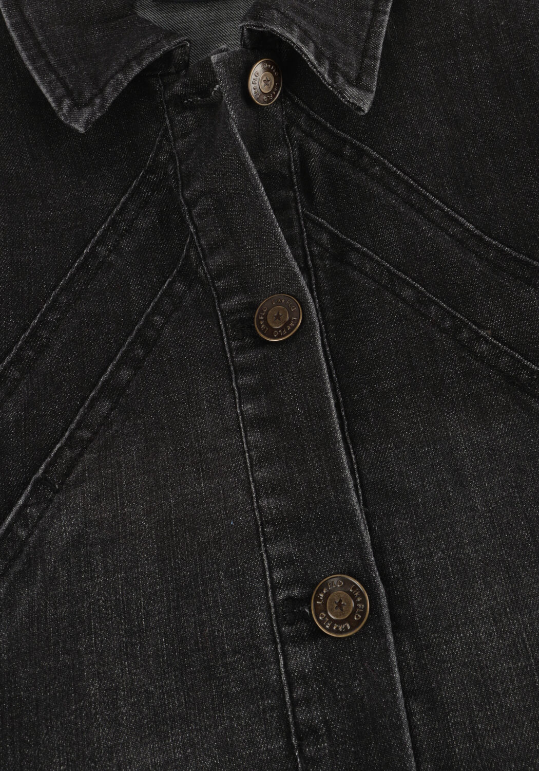 LIKE FLO Gilet DORIS DENIM GILET en noir - large