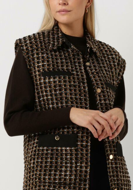 Zwarte MOS MOSH Gilet YAMA ZUI WAISTCOAT - large