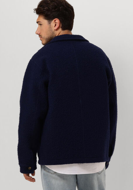 FORÉT Jack STAY WOOL OVERSHIRT Bleu foncé - large