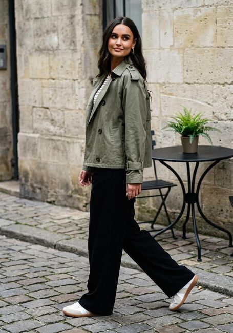 Olijf MY ESSENTIAL WARDROBE Jassen MIRAMW SHORT TRENCHCOAT - large