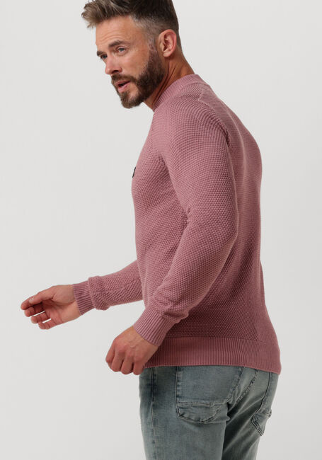 Roze DSTREZZED Trui CREW NECK STRUCTURE KNIT - large