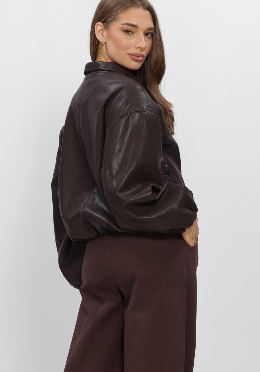 Bruine WITHBLACK Jack WBLAISHA VEGAN JACKET - large
