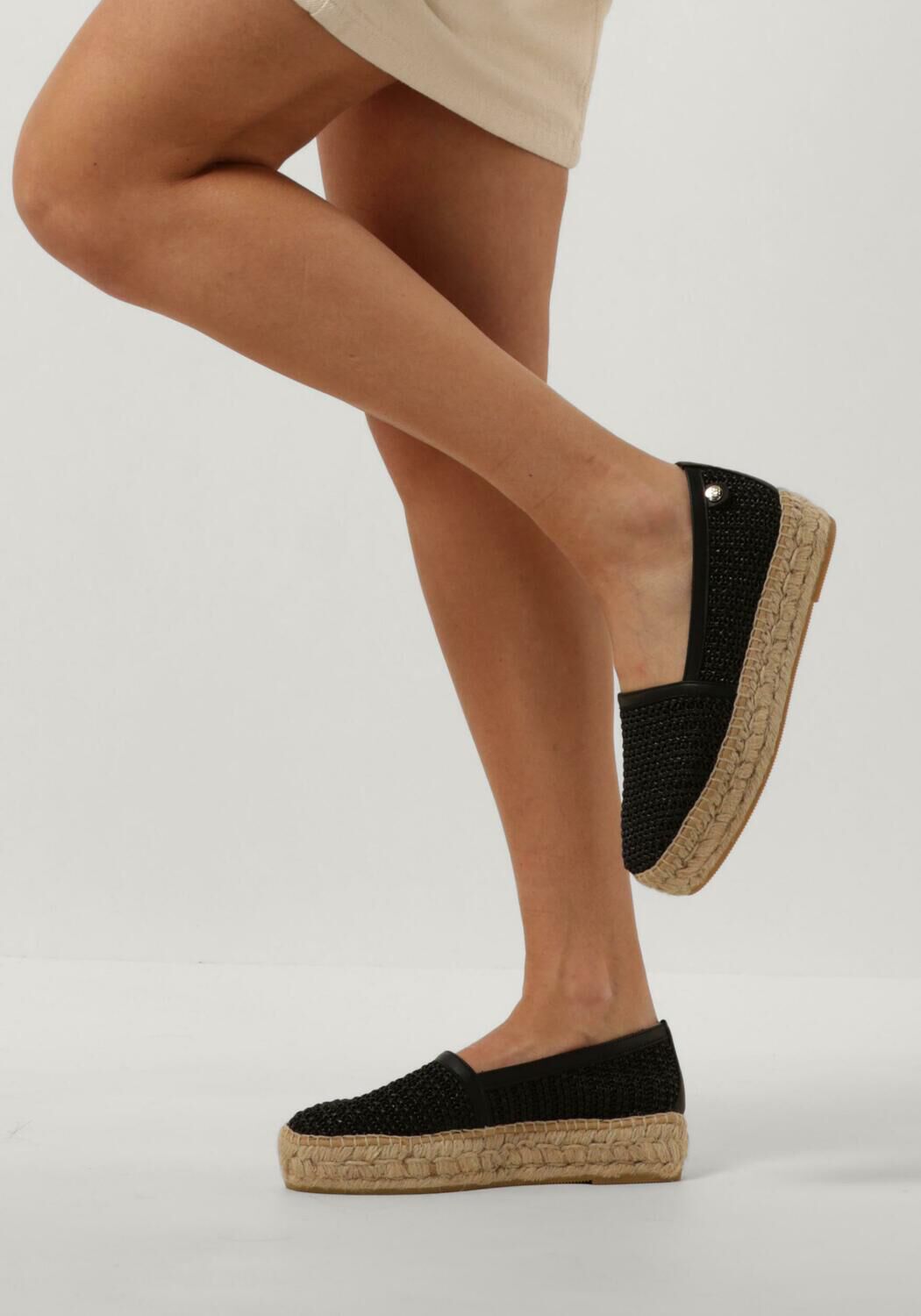 RED-RAG 78182 Espadrilles en noir - large