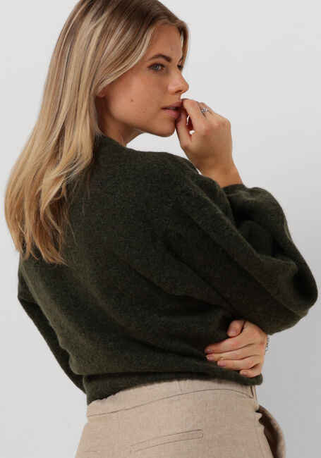 MSCH COPENHAGEN Pull MSCHLILLIAN HOPE BALLOON PULLOVER en vert - large