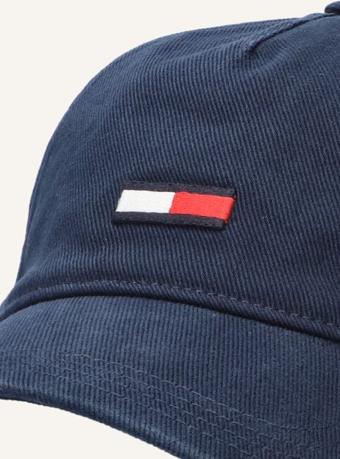 Donkerblauwe TOMMY HILFIGER Pet TJM ELONGATED FLAG DENIM CAP Donkerblauwe TOMMY HILFIGER Pet TJM ELONGATED FLAG DENIM CAP - large