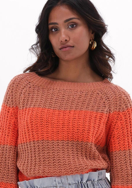 YDENCE Pull KNITTED SWEATER FRANKIE en camel - large
