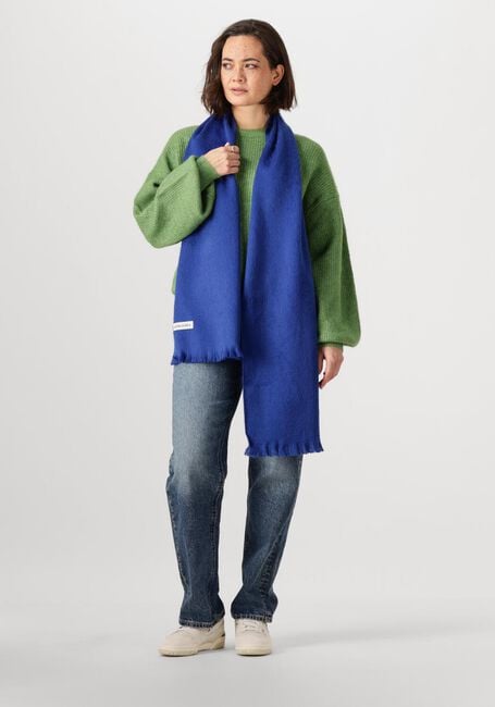 ALPACA LOCA SLIM SCARF Foulard en bleu - large