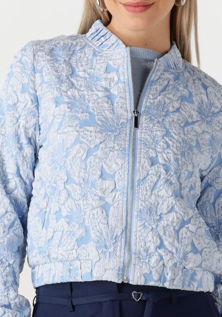 JANSEN AMSTERDAM Jack JOSIEN JASJE J 275 JACQUARD BOMBER LONG SLEEVE Bleu clair - large