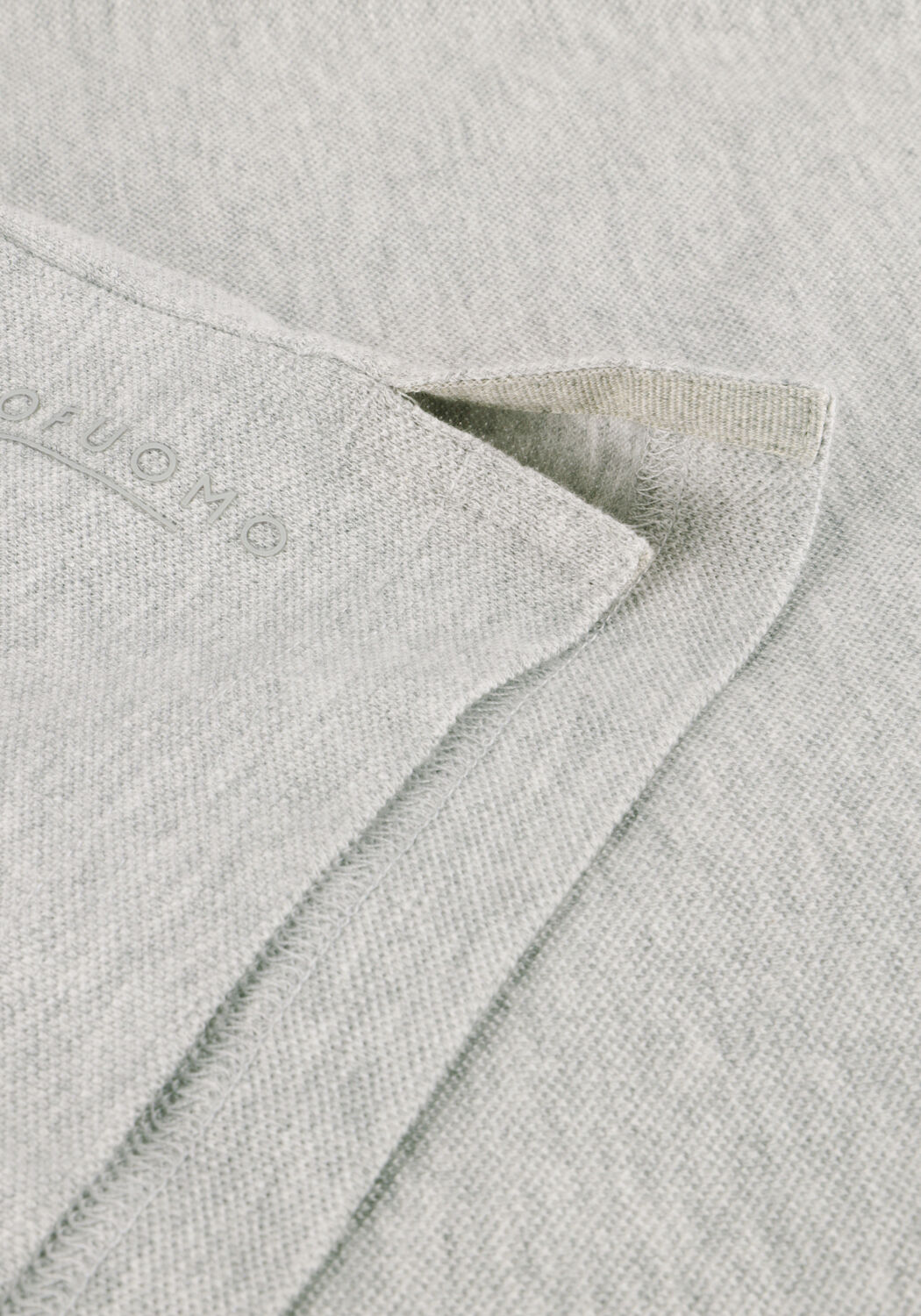 Lichtgrijze PROFUOMO Polo POLO SHORT SLEEVE - large