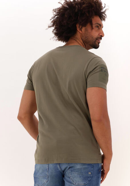 Groene PME LEGEND T-shirt SHORT SLEEVE R-NECK SINGLE JERSEY - large
