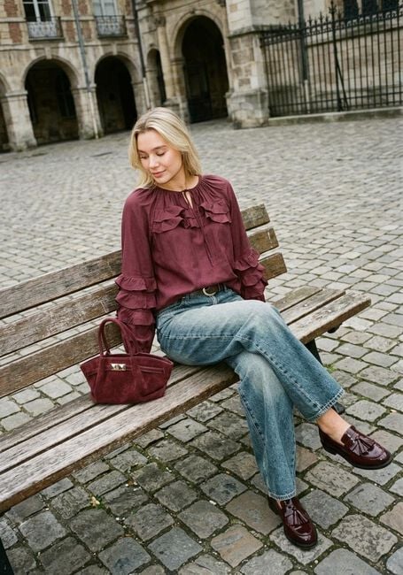 Bordeaux Y.A.S.  YASTEMURA LS TOP - large