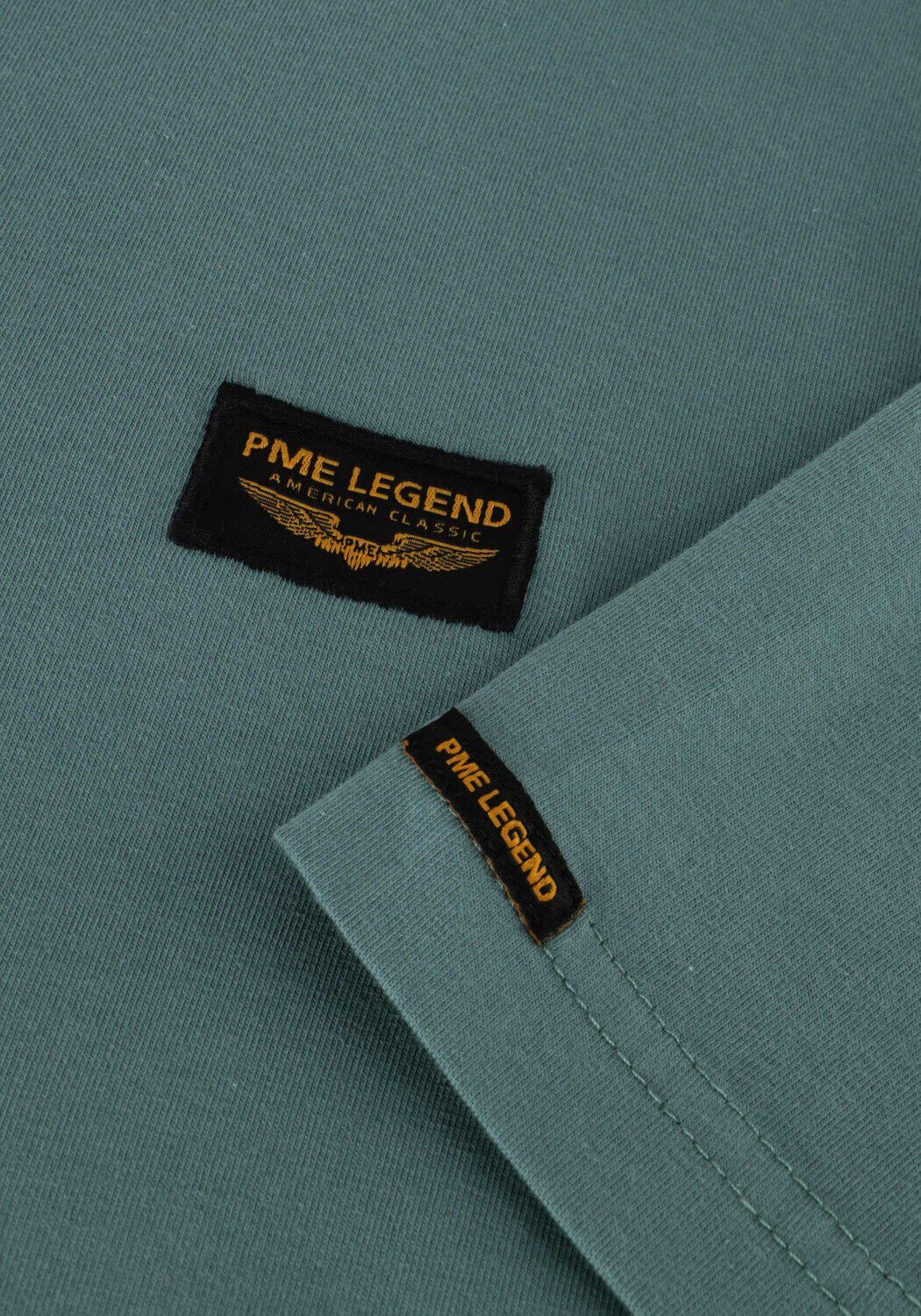 Groene PME LEGEND T-shirt SHORT SLEEVE R-NECK GUYVER TEE - large