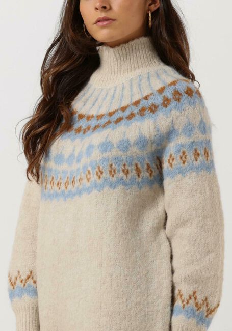 Y.A.S. Robe midi YASISTA LS KNIT DRESS en bleu - large