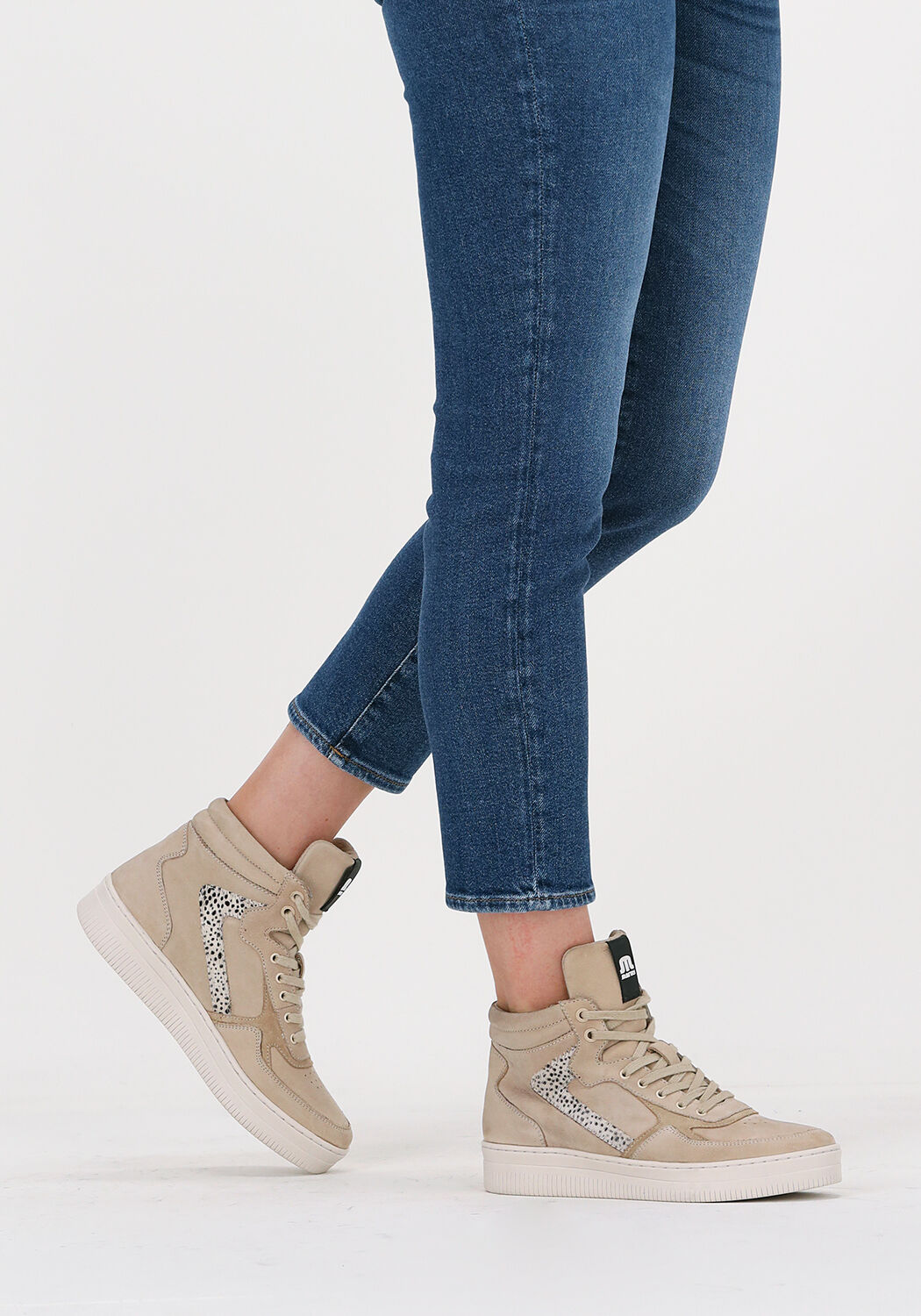 Beige MARUTI Hoge sneaker MONA | Omoda