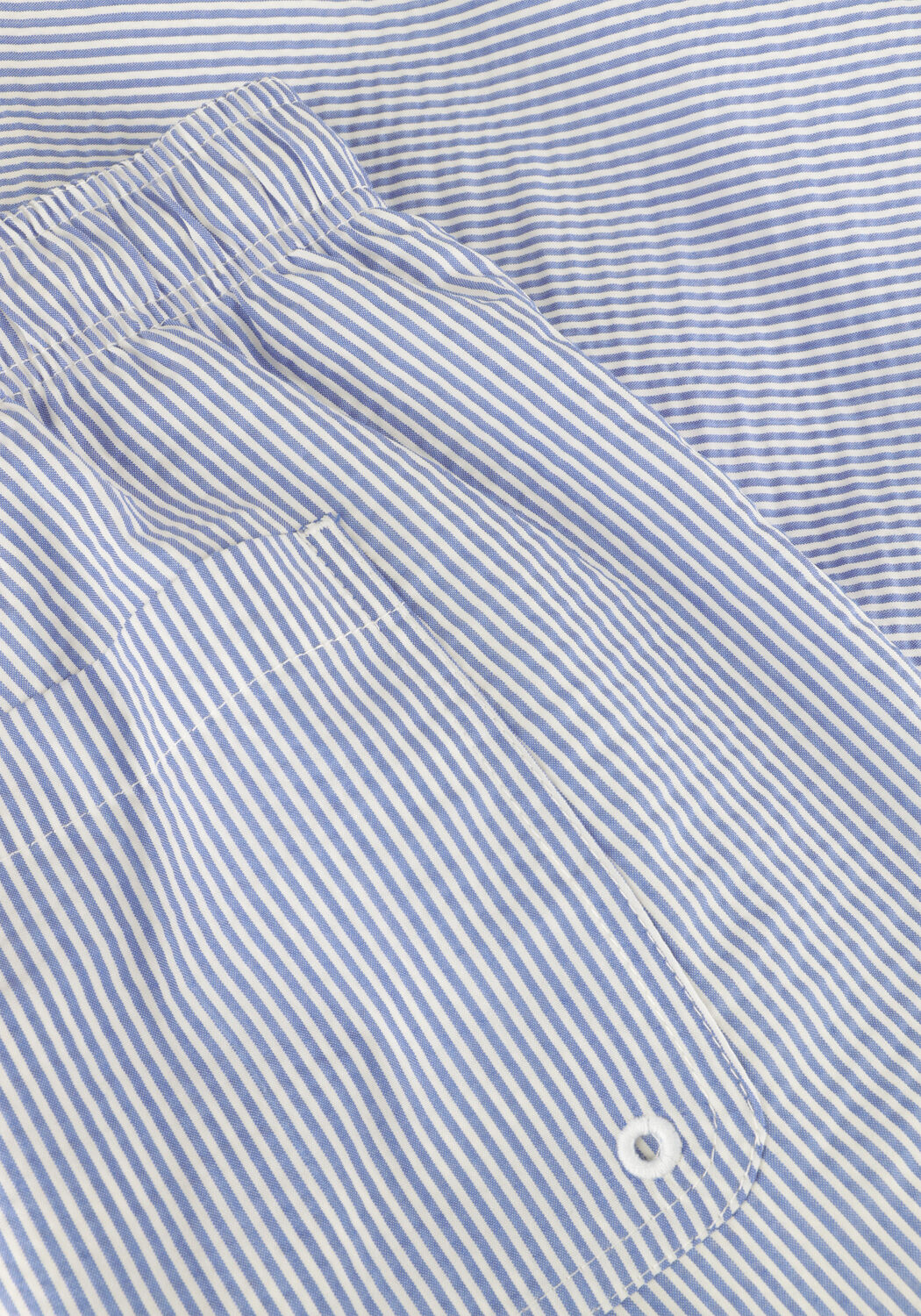 SELECTED MEN Shorts de bain SLHCOOPER-SEERSUCKER SWIMSHORTS en blanc - large