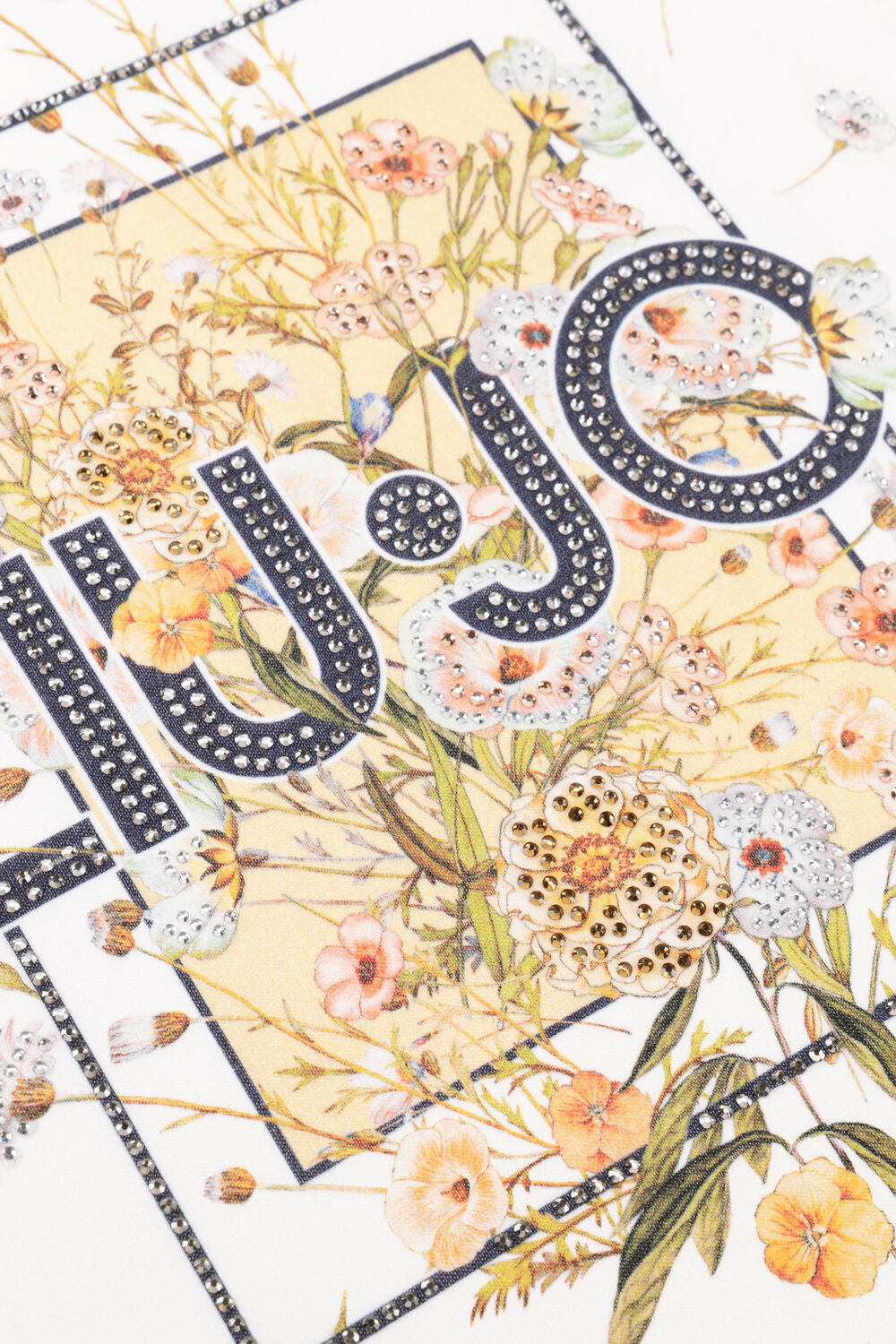 LIU JO T-shirt ECS T-SHIRT MODA M/C en blanc - large