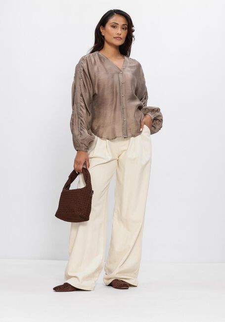MSCH COPENHAGEN MSCHRAMONA RIKKELIA VOLUME SHIRT Blouses en taupe - large