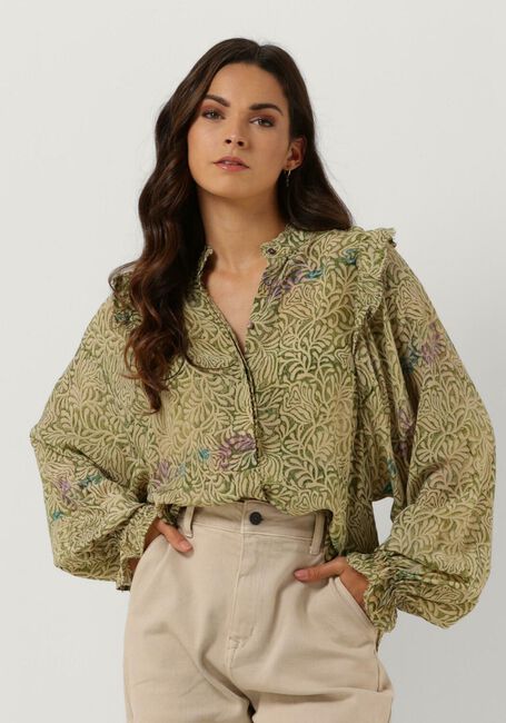 SISSEL EDELBO JUANA SILK SHIRT Blouses en vert - large